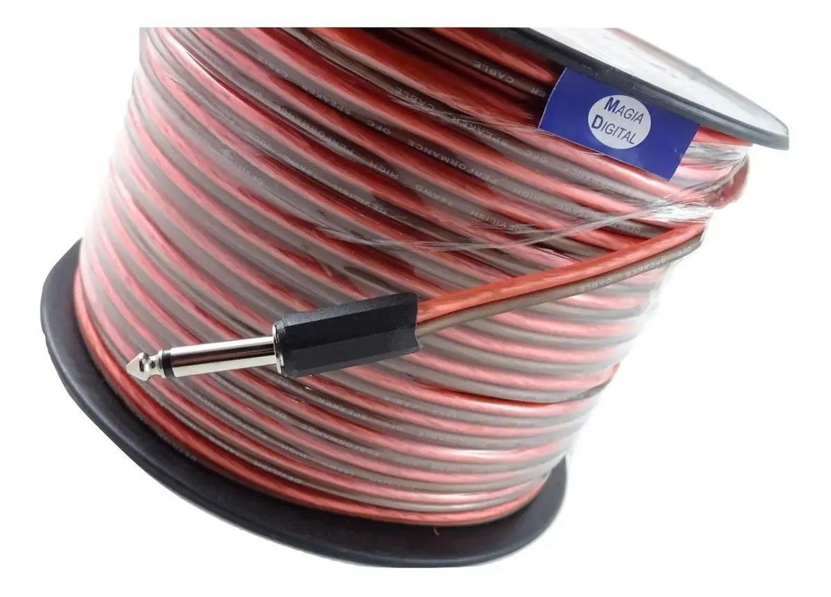Cable Bocina Ofc Polarizado Cal.14 Devilish Dsc-140 100 Mts