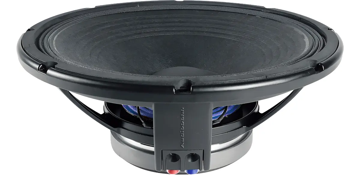Altavoz Profesional Low Woofer 18pu 1400w Audiobahn Aw118aps Color Negro