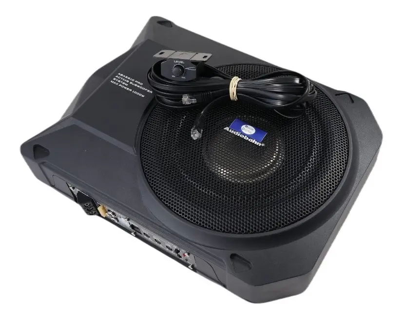 Audiobahn Subwoofer Amplificado 10 Pulgadas Abass10 Pro Color Negro 1 Bocina