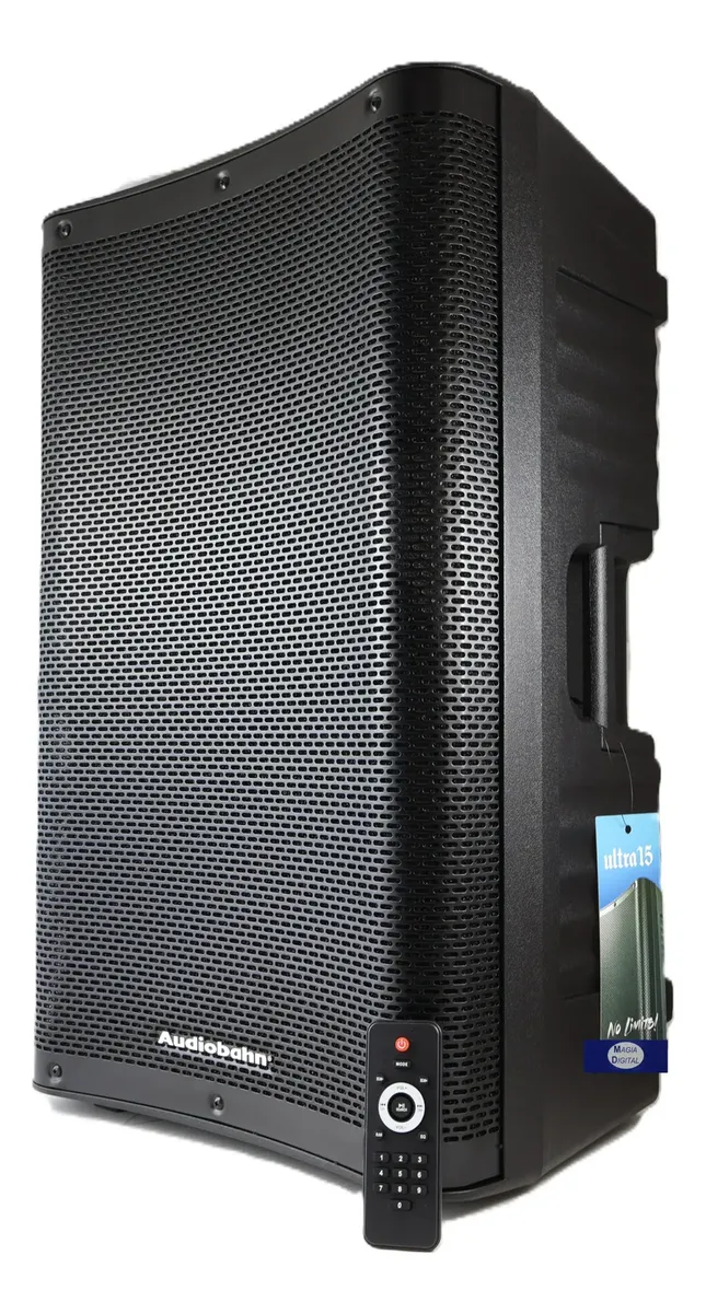Audiobahn Bafle 15 PuLG Ultra15 Con 500w Bluetooth Negra Color Negro
