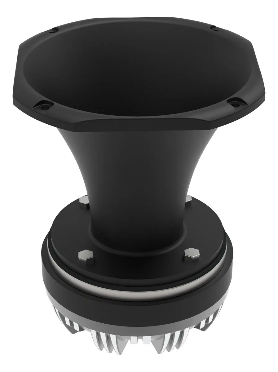 1 Pieza Tweeter Profesional Evox Evx20cdx De Aluminio Color Negro