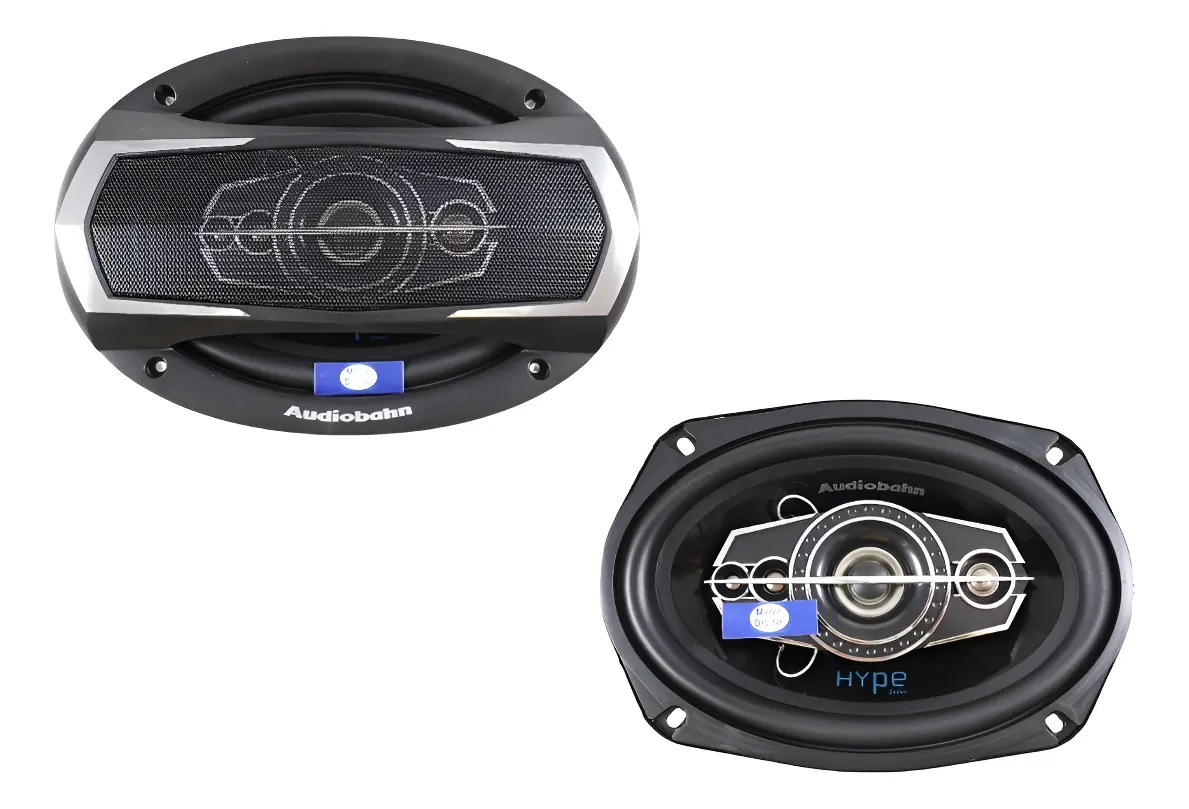 Audiobahn Bocinas 6x9puLG As569 5 Vias 900w Serie Hype Color Negro